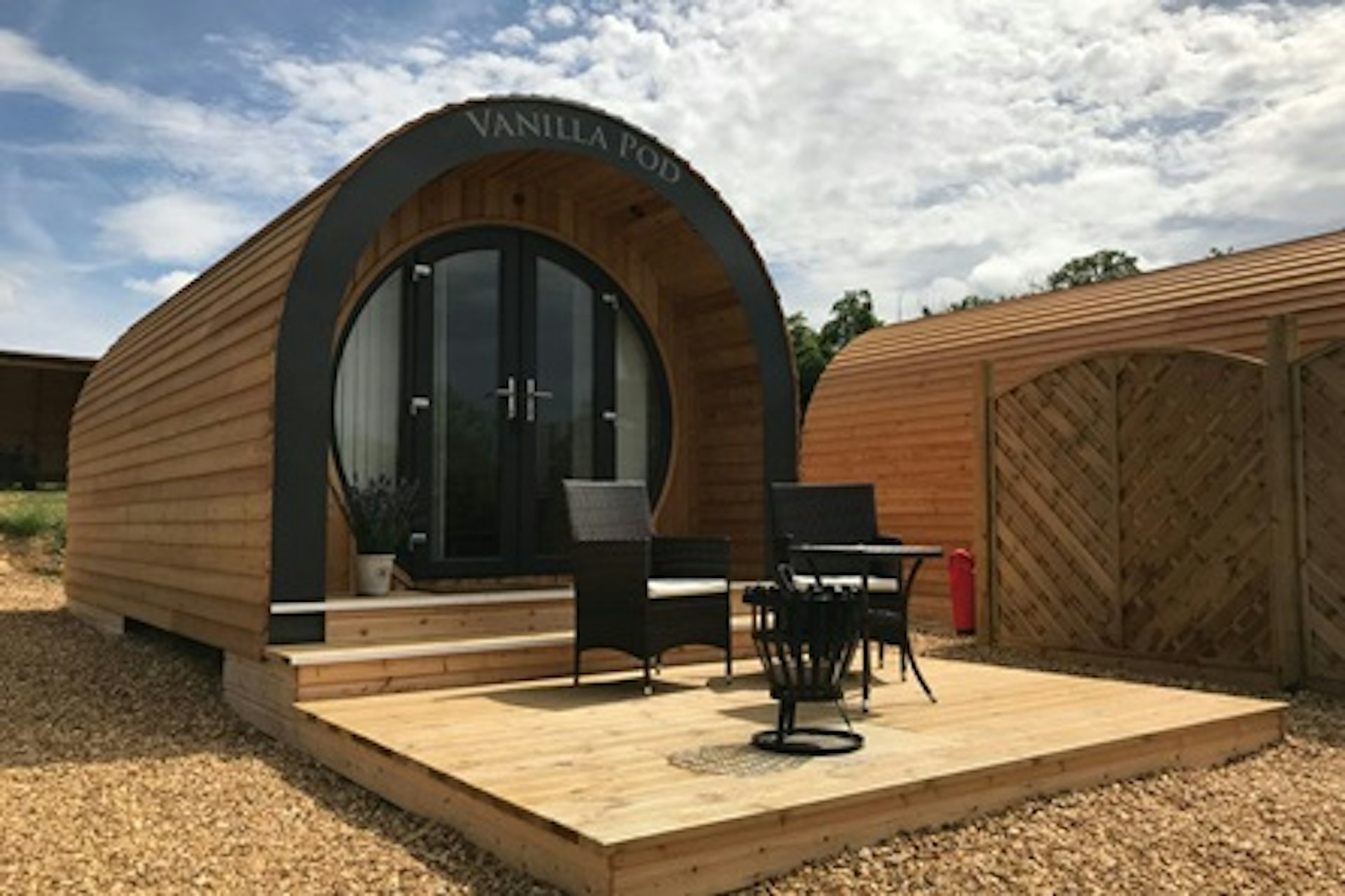 Two Night Luxury Glamping Pod Stay for Two at New Lodge Farm, Rockingham Forest 1