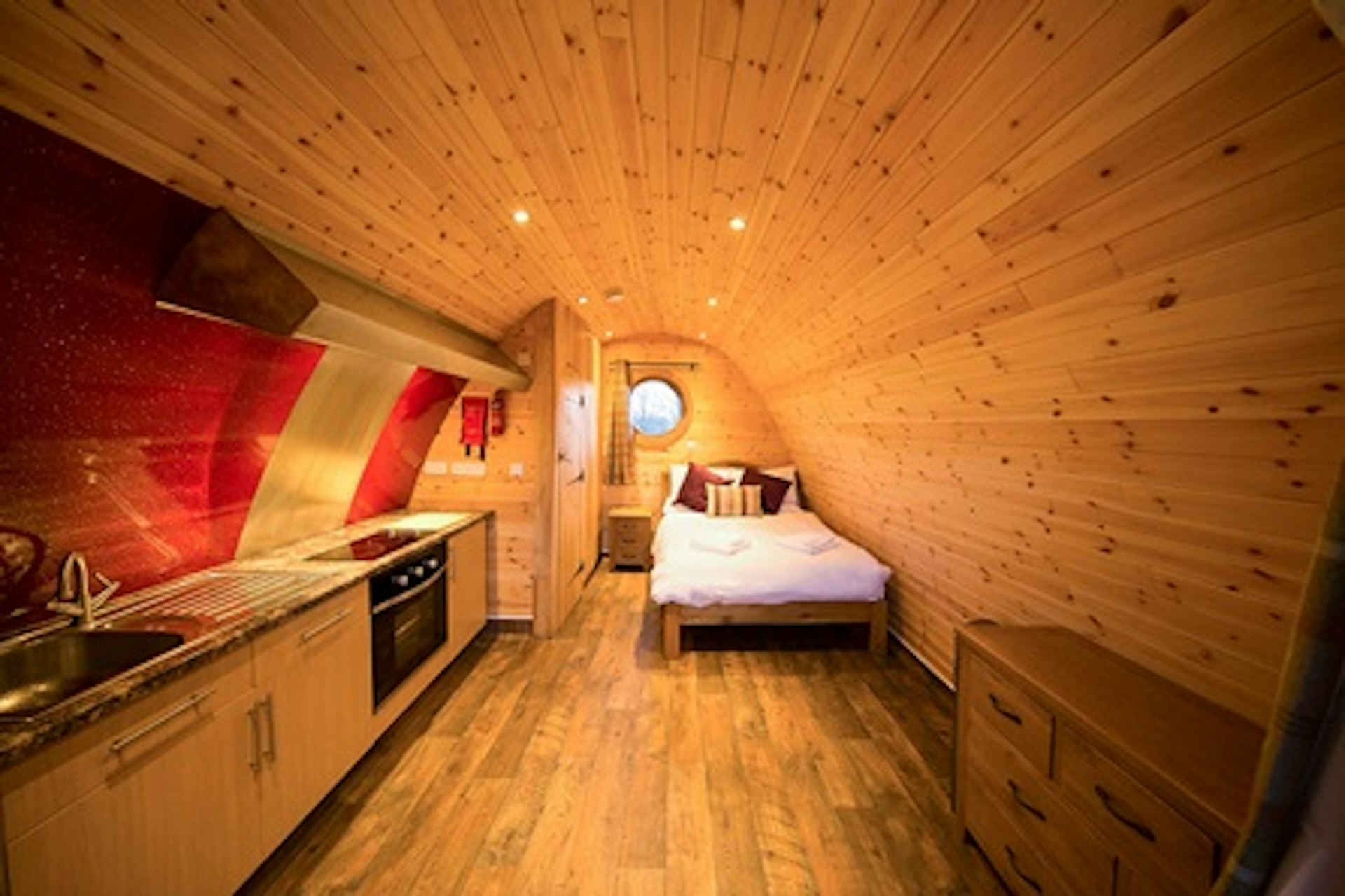 Two Night Somerset Escape for Two in The Old Oak Glamping Pod at Wall Eden Farm 1