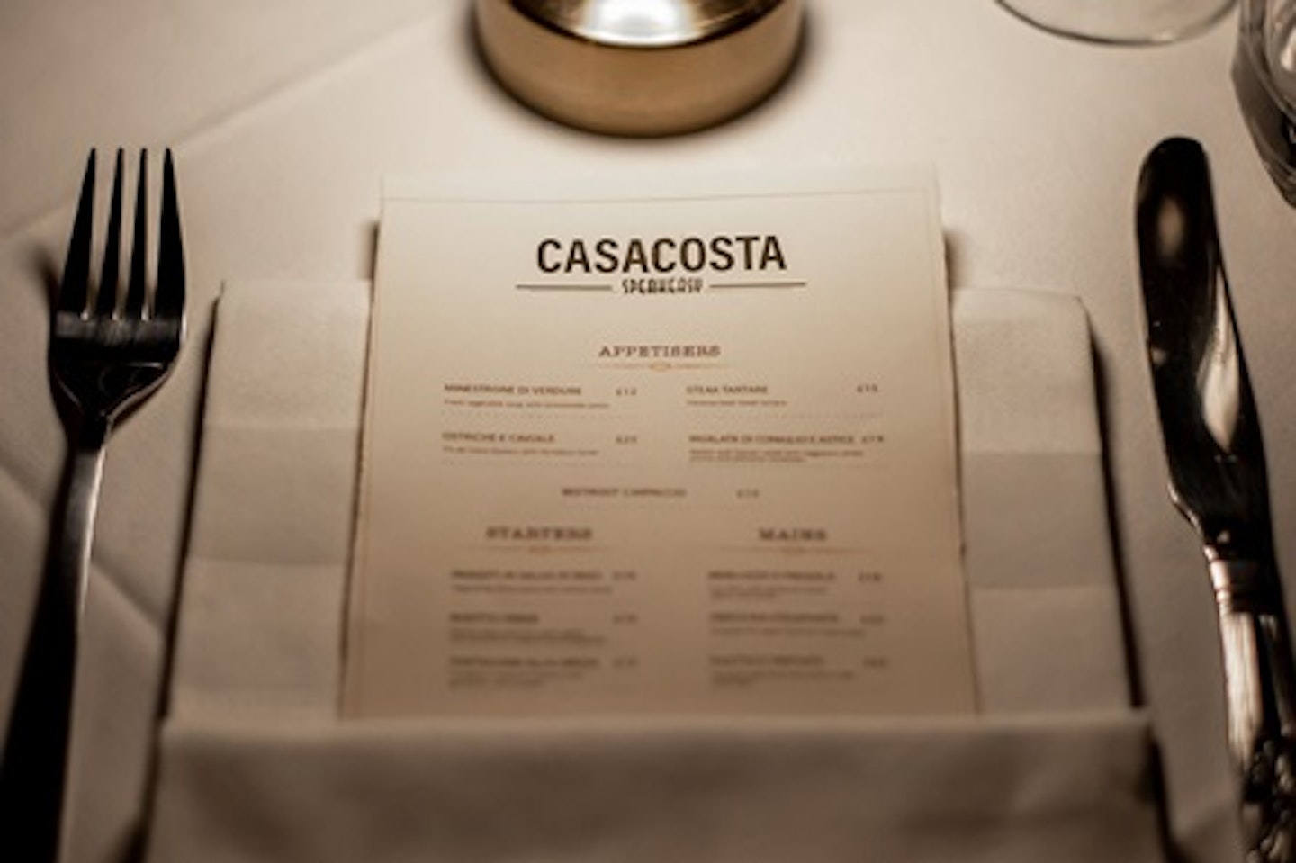 Unique Three Course Italian Dining with Live Music for Two at CasaCosta Speakeasy 2