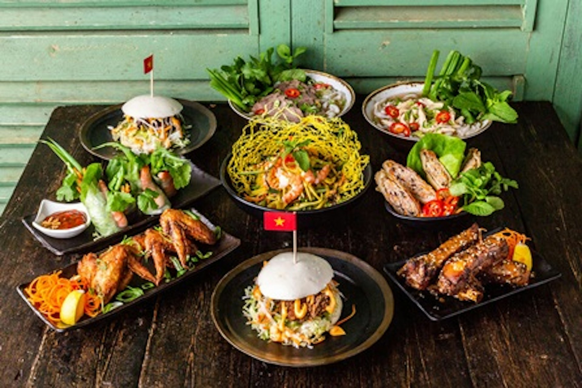 Four Course Vietnamese Street Food Dining Experience with Wine for Two at Pho & Bun 1