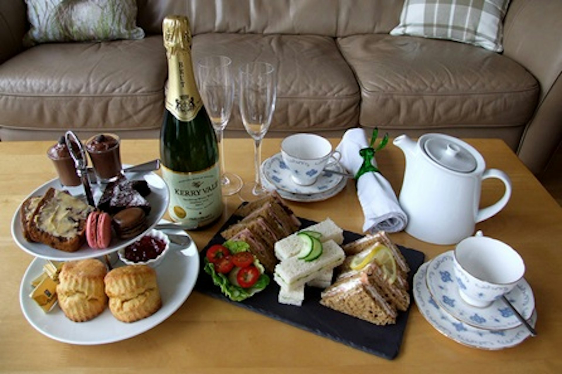 Vineyard Tour and Tasting with Sparkling Afternoon Tea for Two at Kerry Vale Vineyard
