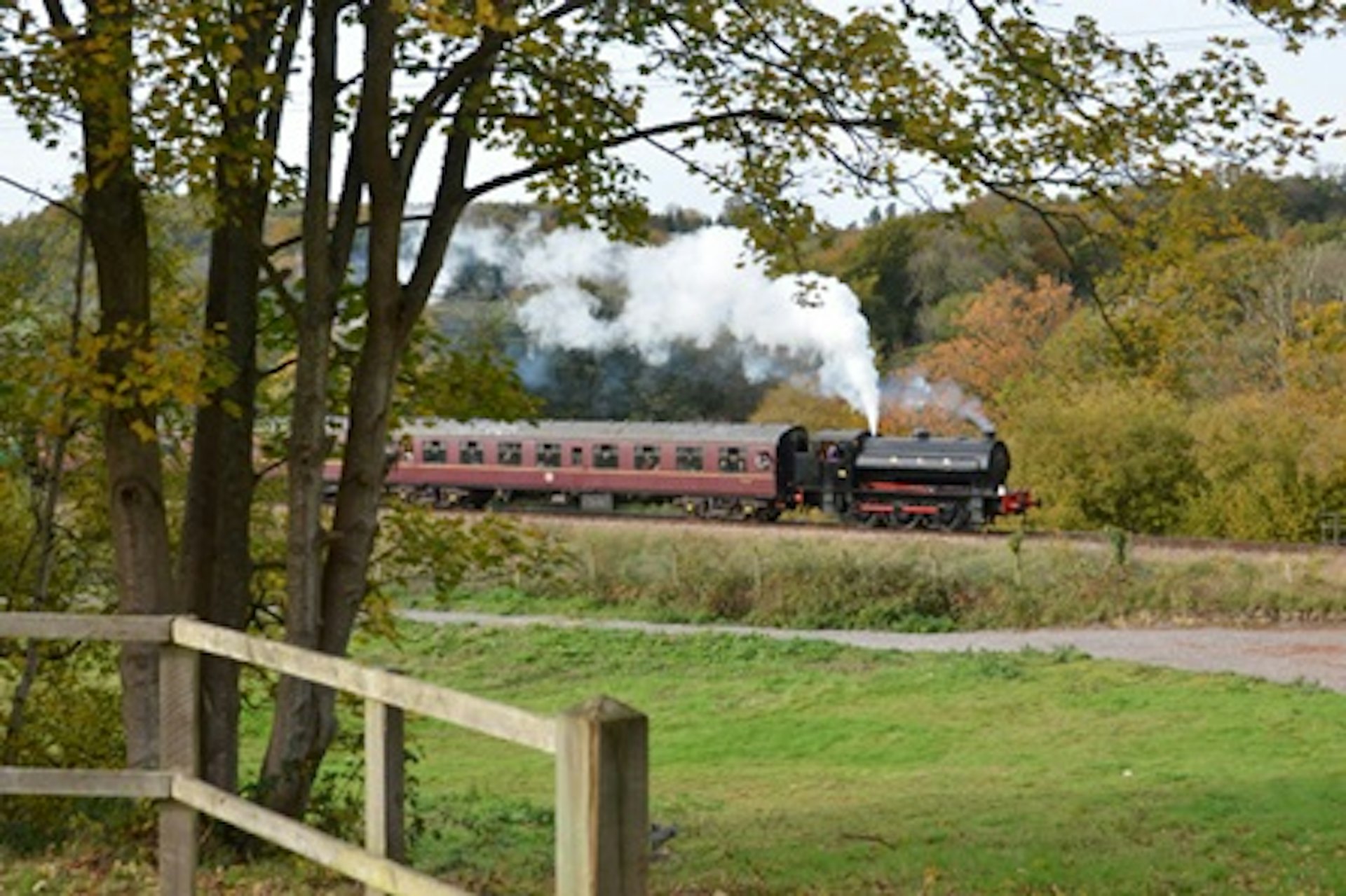 Vintage Steam Train Trip and Traditional Sunday Lunch with Wine for Four 1