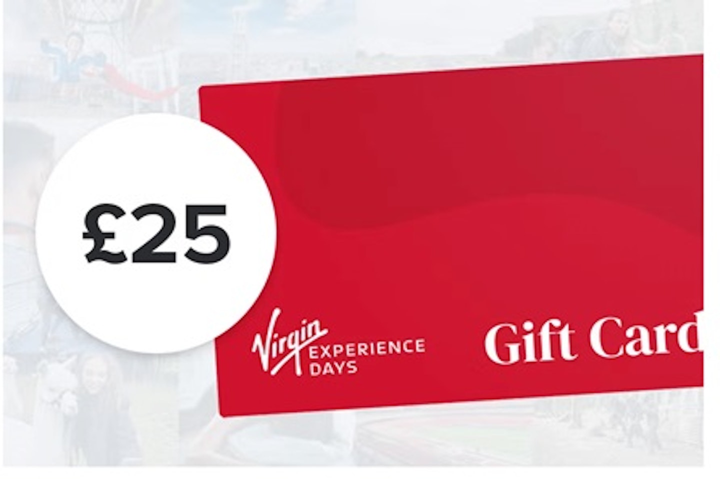 VIRGIN EXPERIENCE DAYS GIFT CARD
