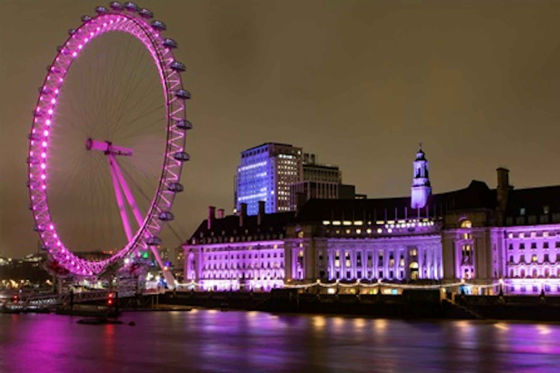 Visit the London Eye and Three Course Meal with Sparkling Cocktail at Shaka Zulu for Two