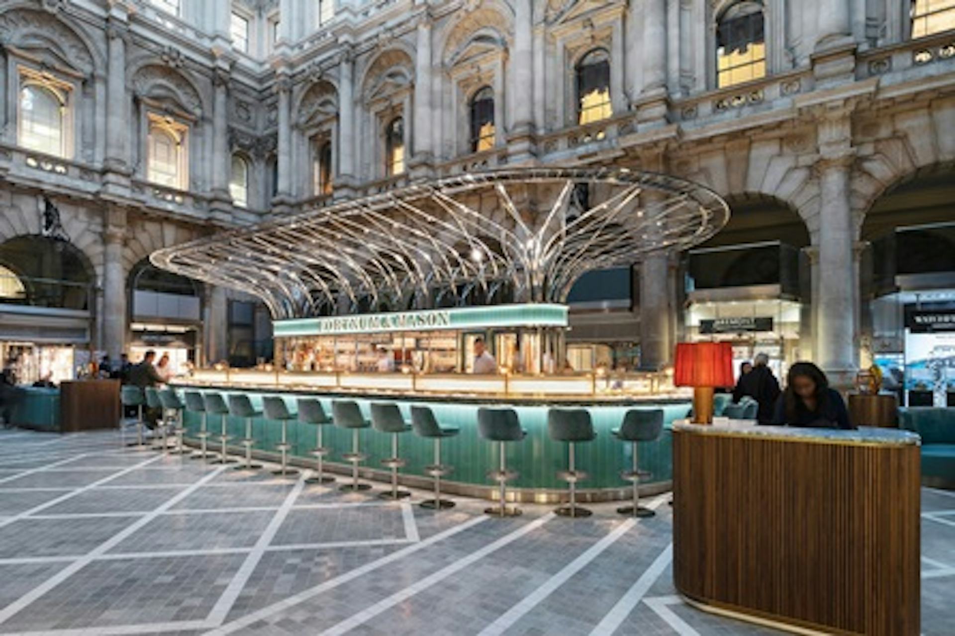 Visit St Pauls Cathedral and Two Course Dinner with Cocktail at Fortnum & Mason, Royal Exchange for Two