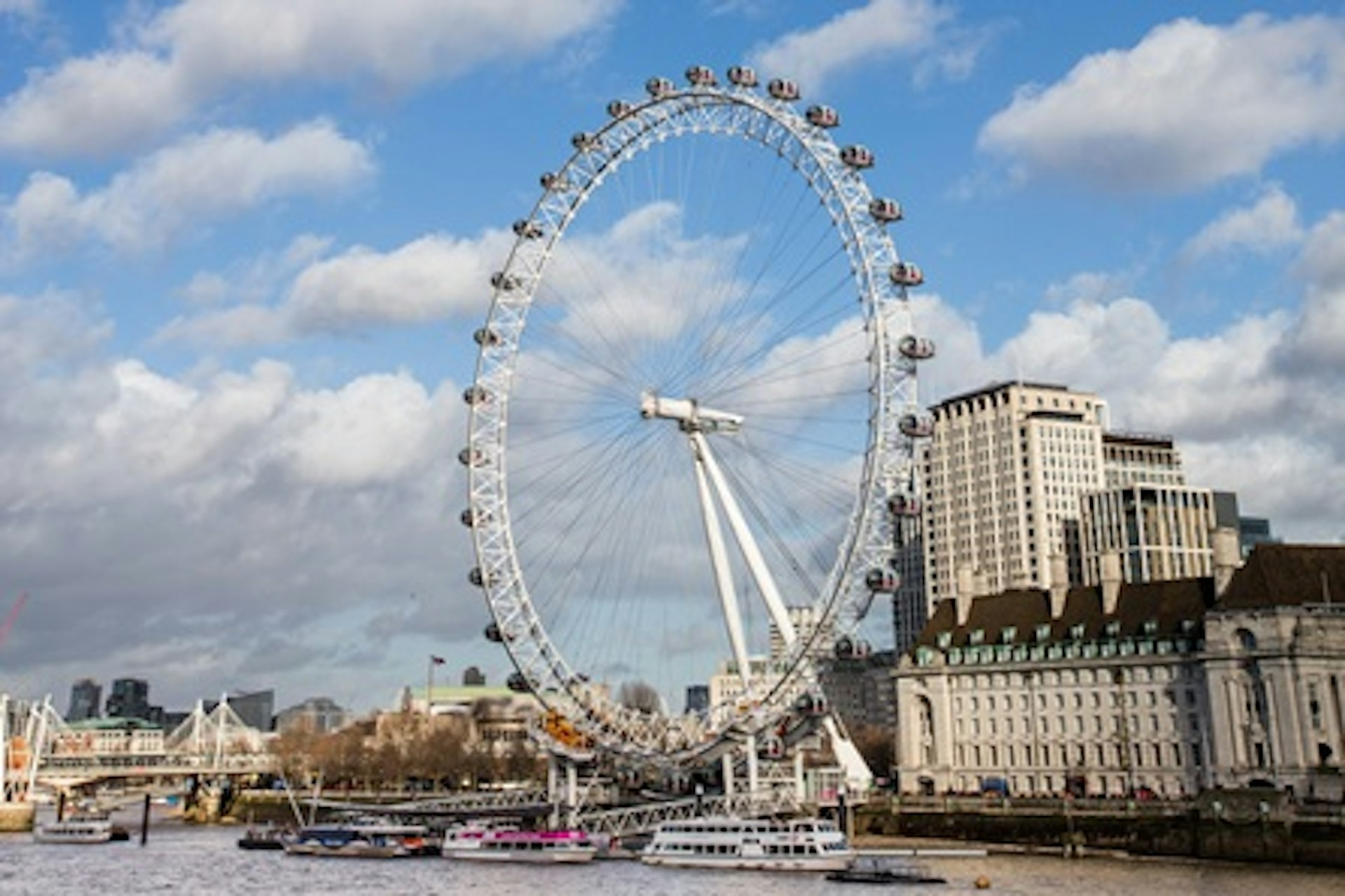 Visit to the London Eye and Bottomless Pizza at Gordon Ramsay's Street Pizza for Two 1