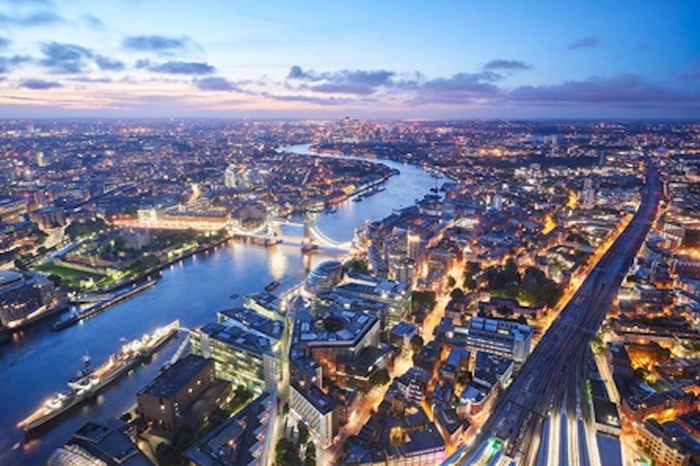 Visit to The View From the Shard for a Family of Four with Souvenir Photos