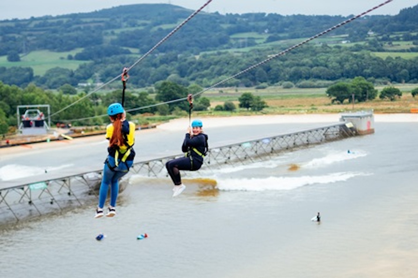 Zip Line Over the Surf Lagoon for Two at Adventure Parc Snowdonia 4